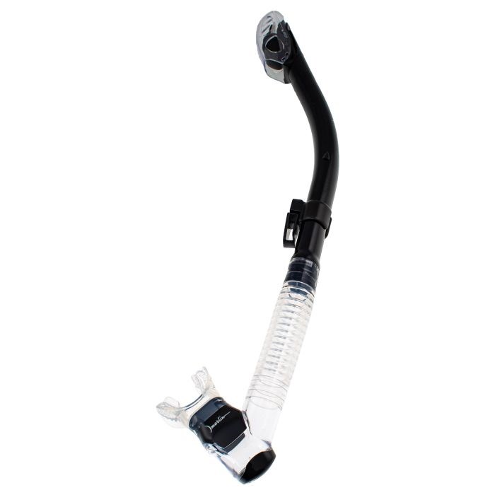 Трубка для дайвинга Marlin Dry Lux Black/trans 736218687 - фото 32253