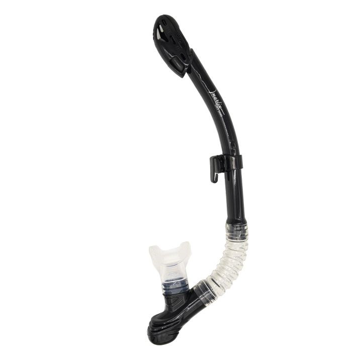 Трубка Marlin Dry Duo Black/Trans (изогнутая гофра) 1430647660 - фото 32258
