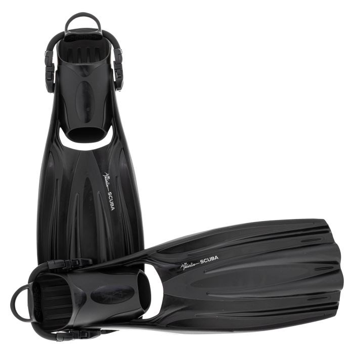 Ласты Marlin Scuba Black (Elastic Bungee Strap) 01021626349 - фото 32467