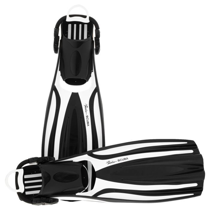 Ласты Marlin Scuba White (Elastic Bungee Strap) 1317657711 - фото 32470