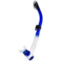 Трубка для дайвинга Marlin Dry Lux blue/clear прямая гофра 884278766 - фото 32251